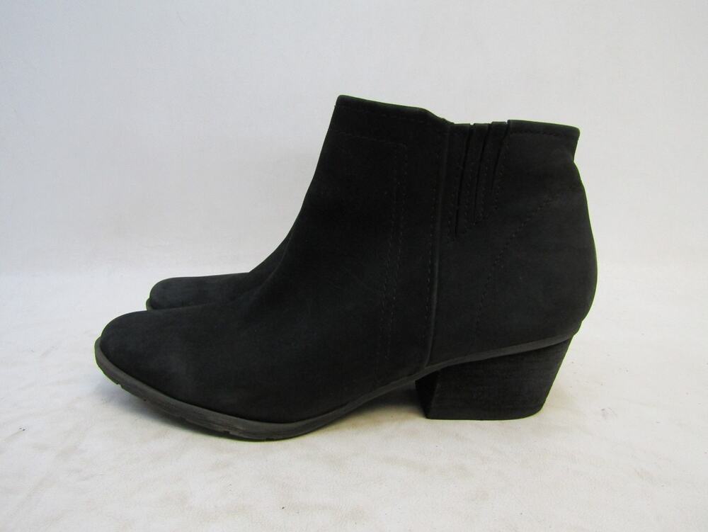 Blondo Womens Size 8.5 M Black Suede Ankle Fashion Boots Booties